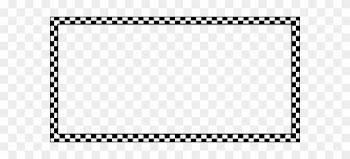 Horse Racing Clipart Racetrack - Checkered Border