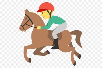 Horse racing Emoji Equestrian Jockey - horse riding 