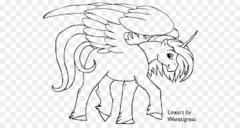 Horse Rarity Drawing Pony Winged unicorn - Unicorn template 