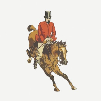 Horse rider collage element, sport | Free PSD - rawpixel