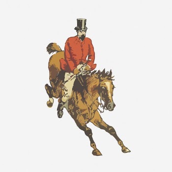 Horse rider collage element, vintage | Free Photo - rawpixel