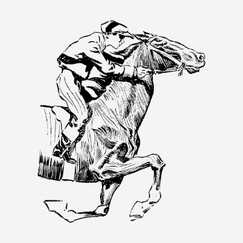 Horse rider drawing, vintage illustration. | Free Photo - rawpixel