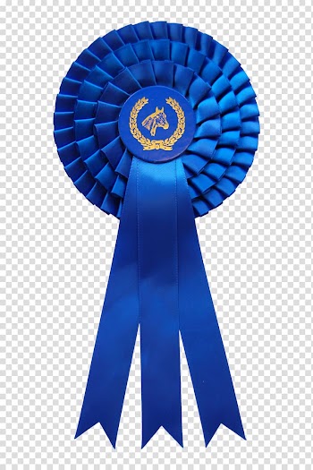 Horse Rosette Ribbon Award Conformation show, horse transparent background PNG clipart