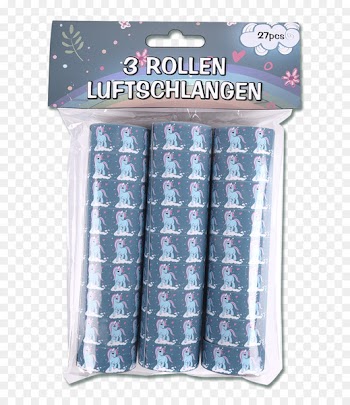 Horse Serpentine streamer Blue Pony Unicorn - party streamers 