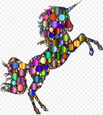Horse Silhouette Unicorn Clip art - Unicorn background 