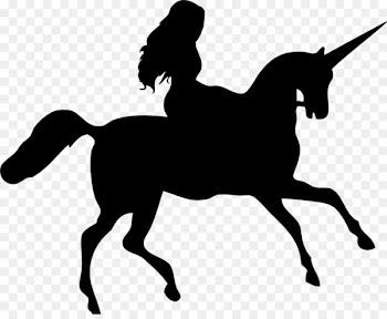 Horse Silhouette Unicorn Clip art - unicorn head 