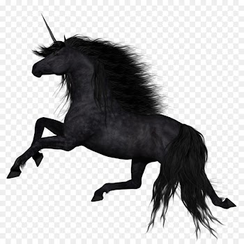 Horse Unicorn Clip art - Dark Horse 