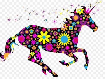 Horse Unicorn Silhouette Clip art - Unicorn background 