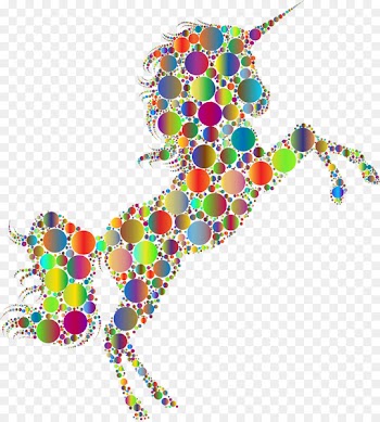 Horse Unicorn Silhouette Clip art - Unicorn background 