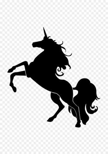 Horse Unicorn Silhouette Clip art - unicorn head 