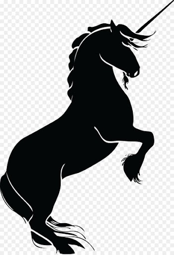Horse Unicorn Silhouette Clip art - unicorn head 