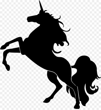 Horse Unicorn Silhouette Clip art - unicorn head 
