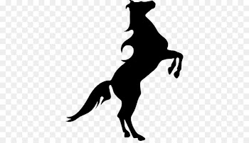 Horse Unicorn Silhouette Drawing - horse 