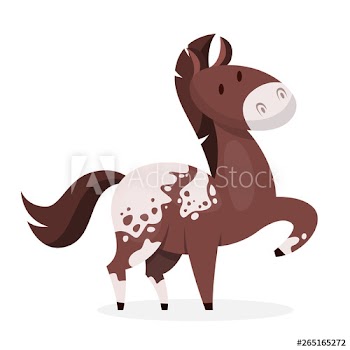 Horse wild or domestic animal