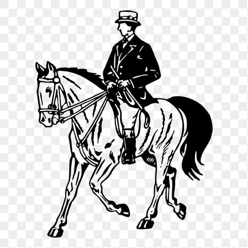 Horseback riding png sticker illustration, | Free PNG - rawpixel