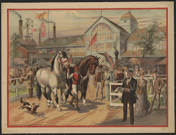 [Horses and  jockeys at the fair | Free Photo - rawpixel