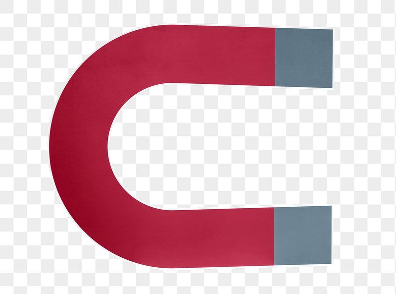 Horseshoe magnet png sticker, transparent | Free PNG - rawpixel