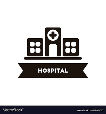 Hospital building vector image