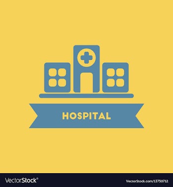 Hospital building vector image