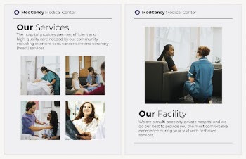 Hospital information flyer template, healthcare | Free PSD - rawpixel