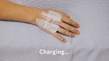Hospital patient banner template, charging | Free PSD Template - rawpixel