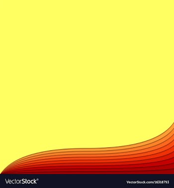 Hot abstract background from curved layers vector image