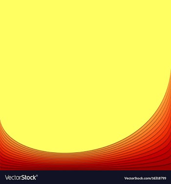 Hot abstract background from curved layers vector image