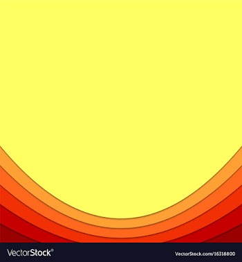Hot abstract background from curved layers vector image