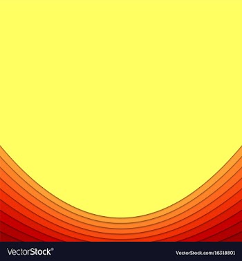 Hot abstract background from curved layers vector image