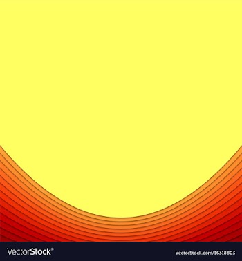 Hot abstract background from curved layers vector image