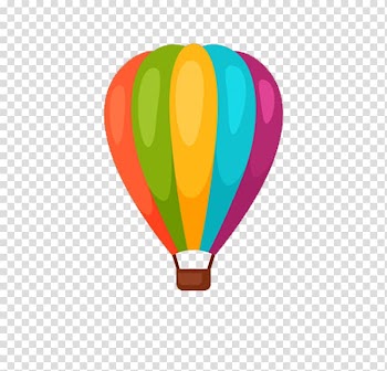 Hot air balloon Cartoon, Cartoon hot air balloon transparent background PNG clipart