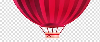 Hot air balloon, Cartoon Flat colored balloons transparent background PNG clipart