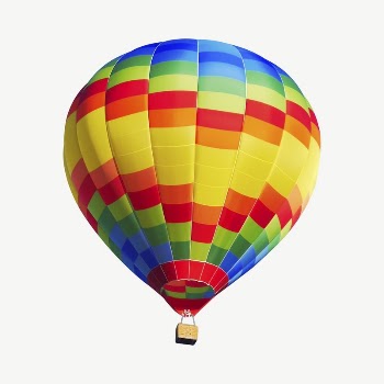 Hot air balloon  collage | Free PSD - rawpixel