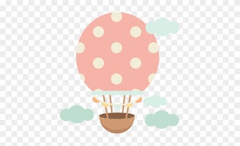 Hot Air Balloon Cute Scrapbook Cuts Svg Cutting Files - Hot Air Balloon Pink Free