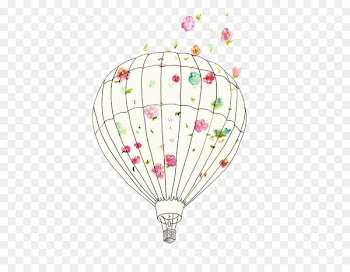 Hot air balloon Drawing Illustration - hot air balloon 