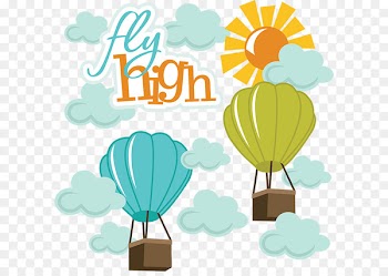 Hot air balloon Flight Clip art - easter bunny with hot air balloon 