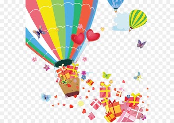 Hot air balloon Flight Clip art - Fashion Festivals element 