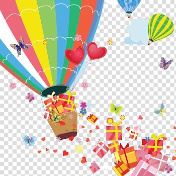 Hot air balloon Flight , Fashion Festivals element transparent background PNG clipart