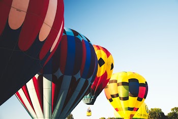 Hot Air Balloon Flying