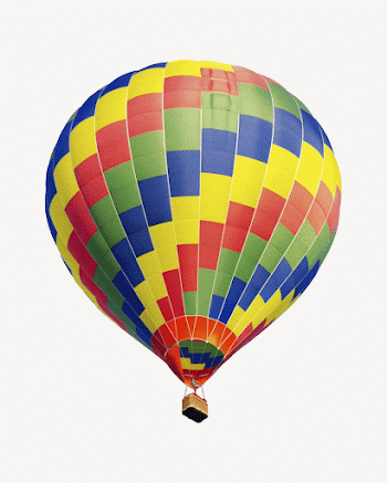 Hot air balloon, isolated object | Free PSD - rawpixel