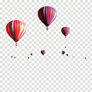 Hot air balloon, Multicolored hot-air balloon transparent background PNG clipart