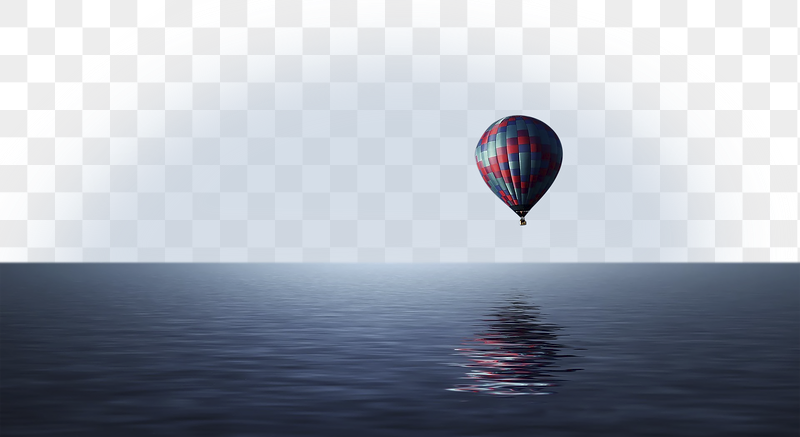 Hot air balloon png border, | Free PNG - rawpixel