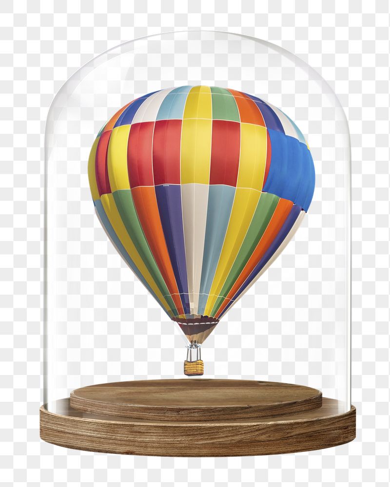 Hot air balloon png glass | Free PNG - rawpixel