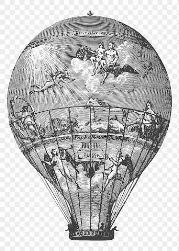 Hot air balloon png sticker, | Free PNG - rawpixel