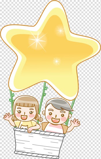 Hot air balloon , Star Hot Air Balloon transparent background PNG clipart