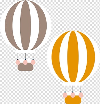 Hot air balloon Yellow Euclidean Grey, Hot Air Balloon transparent background PNG clipart