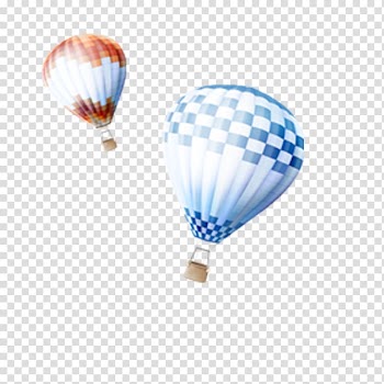 Hot air ballooning Blue, hot air balloon transparent background PNG clipart