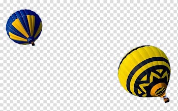 Hot air ballooning Flight, Two hot air balloon transparent background PNG clipart
