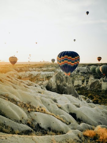 Hot Air Balloons in the Sky