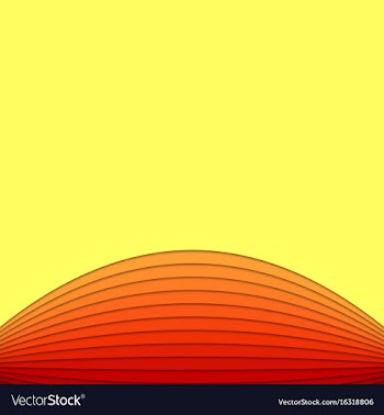 Hot background from layer stripes vector image